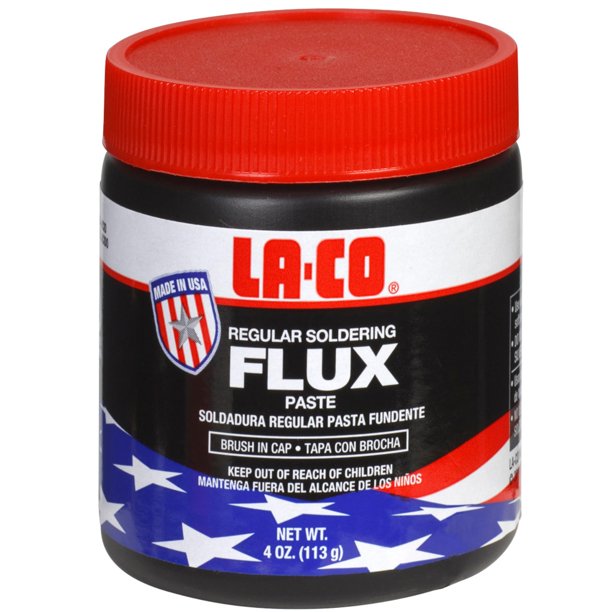 Pasta Flux LA-CO 22194 soluble en agua para todo tipo de clima, 120 ml