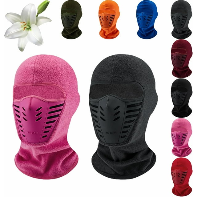 Anti Haze Balaclava, Winter Rider Warm Anti-Haze Balaclava, Windproof & Breathable for Motorcycle Skiing