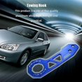 thumbnail image 2 of Trailers Car Modification JDM Universal Trailer Hook Aluminum Compatible Car Rear Bumper Trailer - Blue, 2 of 5