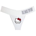thumbnail image 4 of Kawaii Hello Kitty Sanrio Anime Tanga Sexy para mujer, correas de flejado para mujer, bragas de tentación Sexy delgadas, regalo de cumpleaños Kawaii, 4 of 4