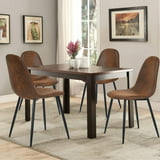 Louisa Abaca Cushioned Seat Dining Chair with Mahogany Hardwood Frame ...