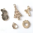 thumbnail image 5 of EHJRE 10 Pieces Mixed Alloy Crystal Enamel Christmas XMAS Charms Pendant Jewelry, 5 of 9