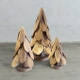 thumbnail image 3 of Decorative Table Top Pine Tree Sculptures - Set of 3, 3 of 6