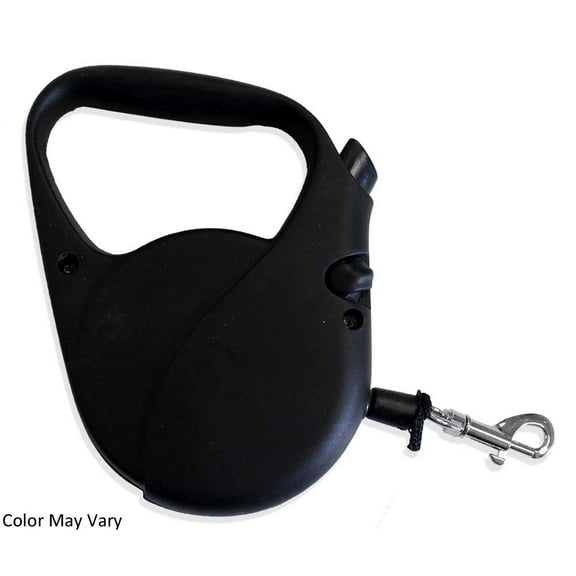 HAWK 10' (3 m) Retractable Pet Leash | Comfortable Grip | 5" x 4" x 1" (12.7 cm x 10.2 cm x 2.5 cm) Compact Design | For Small Dogs | Colors Vary