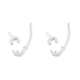 thumbnail image 2 of Wosthever Tubos de esnórquel plegables de silicona Unisex para hombres y mujeres, equipo de buceo con esnórquel húmedo, esnórquel universal Type1 NO1, 2 of 6
