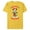 Yellow, variant on Disney Vintage Mickey Mouse Christmas Holiday - Short Sleeve Blended T-Shirt for Adults -Customized-Yellow