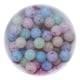 thumbnail image 2 of Envío gratuito, 10 piezas nuevas de cuentas de silicona con purpurina de 15 MM para dentición, perlas redondas brillantes transparentes, accesorios para pulseras y collares DIY, 2 of 5