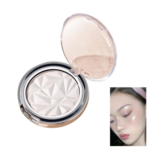 TQEHS Paleta de polvos iluminadores Maquillaje Brillo duradero Contorno del rostro Brillo ^ζ F3X1