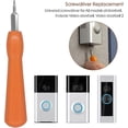 thumbnail image 3 of Doorbell Transformer, 24V/500mA Supply Power Adapter with Doorbell Screwdriver Compatible with Video Doorbell, 8M (315") Cable (White), 3 of 5