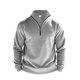 thumbnail image 5 of pstuiky camisa de manga larga para hombre, Sudadera con capucha de manga larga para hombre, estilo casual, con bolsillos, color liso salir tops l, 5 of 9