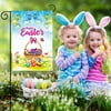 Tangnade Room Decor Easter Garden Banner Ornaments Spring Outdoor Decoration Banners Easter Bunny Decoration Banners Gardening Decoration Banners