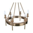 thumbnail image 4 of 54312-SB Craftmade Lighting Larrson - 12 Light Chandelier In Transitional Style-24 Inches Tall and 28.5 Inche Wide-Satin Brass Finish    -Traditional, 4 of 5