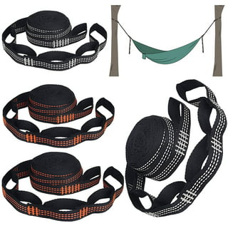 Hammock Straps Swing Tree Strap Hanging Chair Ropes Fixed Fixing Kit Rope  Hook Outdoor Heavy Buckle Duty Carabiner 