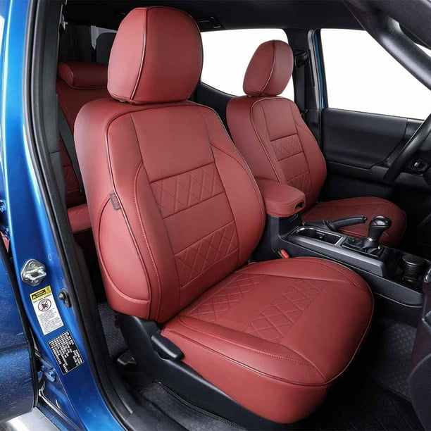 EKR Custom Fit Leather Car Seat Covers for Toyota 2016