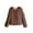 Coffee, variant on HOOJT Clearance! Womens Fuzzy Fleece Lapel Collar Midi Coat Faux Furs Warm Winter Outwear Jackets
