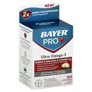 Bayer Pro Ultra Omega-3 Dietary Supplement Mini, 100 count
