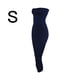 thumbnail image 1 of Vestido de tubo con cuello barco para mujer Vestido de verano sin mangas de color sólido, azul oscuro, S Vogacara AP1097-16B, 1 of 7