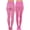 Heart Net w/ Cut Outs & Bows - Pink/Red, variant on Women's Faux Thigh High Fishnet Combo Pantyhose - Black