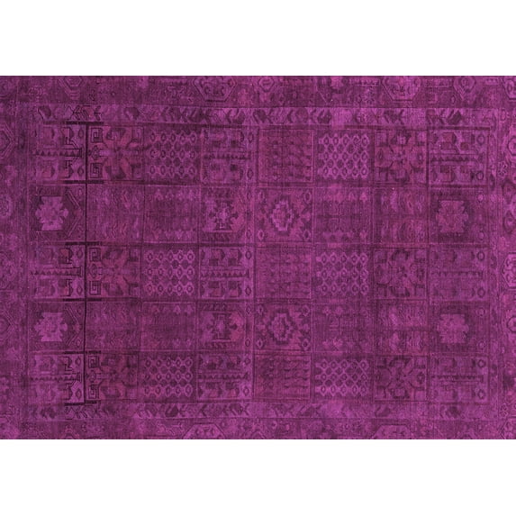 Ahgly Company Indoor Rectangle Abstract Pink Modern Area Rugs, 2' x 3'