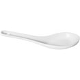 thumbnail image 4 of 4 Packs Ceramic Soup Spoon - 5.1inch Asian Ceramic Soup Spoon Chinese White Spoons for Home, Kitchen, or Restaurant, 4 of 5