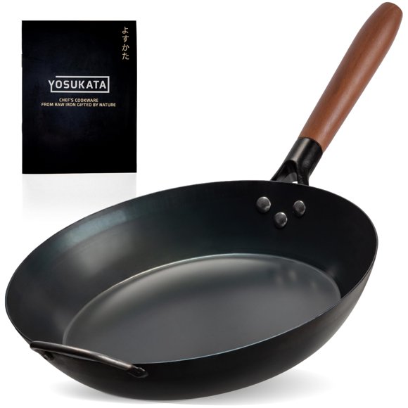 Sartén YOSUKATA 30 cm de Acero al Carbono con Mango Desmontable