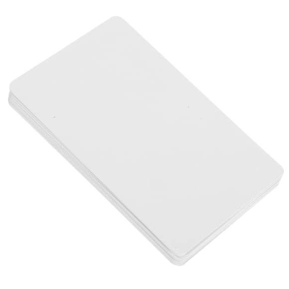 HINTRMENT 10pcs Blank Membership Card White PVC For Craft Projects For Business Owners