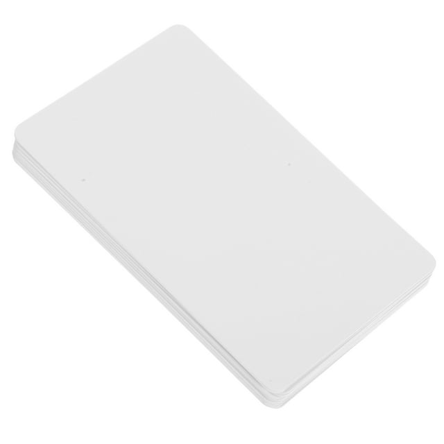 HINTRMENT 10pcs Blank Membership Card White PVC For Craft Projects For Business Owners