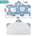thumbnail image 3 of Cute Cats and Stars Kids Hooded Beach Towel Baby Bath Poncho Towels with Hood Absorbent 50"x23.5" for Pool Swimming, 3 of 7