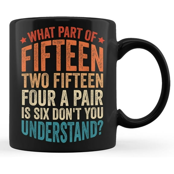 Fifteen Two Fifteen Four A Pair Is Six Cribbage Black Coffee Mug 11oz ,24ju17maA61