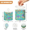 thumbnail image 3 of Grapes on Blue Background Translucent Plastic Cotton Swabs Canisters Large Medium Set, 3 of 6