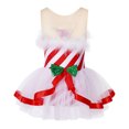thumbnail image 3 of Disfraz de bailarina de bastón de caramelo para niñas, disfraz de cosplay con lentejuelas, vestido de patinaje artístico, vestido de leotardo de gimnasia con bastón, 3 of 5