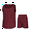 Heather Wine, variant on Essenclo Boys Athletic Set, Tank Top and Athletic Shorts, 2 Pc Set - Khaki