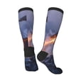 thumbnail image 5 of Lsque Winter Fire Dragon Printed Crew Socks Men's Women's LightWeight Thin Casual Calf Socks ,Knee High Socks,Cotton Socks, 5 of 9