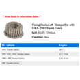 thumbnail image 2 of Timing Crankshaft - Compatible with 1987 - 2001 Toyota Camry 1988 1989 1990 1991 1992 1993 1994 1995 1996 1997 1998 1999 2000, 2 of 2