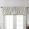 thumbnail image 5 of VCNY Home Carmen Taupe Solid Color Rod Pocket Light-Filtering Curtain Valance, 60" x 20", 5 of 5