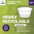 thumbnail image 3 of CIAO! 3.25OZ PP Clear Portion Cup, Lids Sold Separately (Case of 2,500), 3 of 9