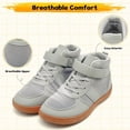 thumbnail image 2 of Kids Barefoot Wide Toe Shoes for Girls Boys High Top Wrestling Boxing Shoes Toddler Comfy Hiking Boots Zero Drop Minimalist Sneakers, 2 of 6
