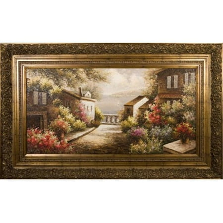 Artmasters Collection PA88656-805AG End of the Road II Framed Oil Painting