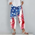 thumbnail image 3 of Roncen Women's Independence Day Printed Capri Pants - Comfortable Loose Wide-Leg Fit with Summer Casual Style & Breathable Fabric for Easy Movement, 3 of 5