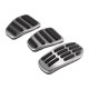 thumbnail image 1 of Ofertas Únicas 3 Pcs Cubiertas de Pedal de Acelerador Manual para [Solo para Transmisión Manual] Aleación de Aluminio Goma Tono Plateado, 1 of 6