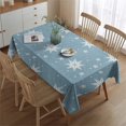 thumbnail image 2 of Merry Christmas Table Cover Wrinkle Resistant Washable Tablecolths Table Covers Triangle Tree Gingerbread Man Tablecloth for Party Picnic Dinner Decor Rectangle,60x84inches, 2 of 5