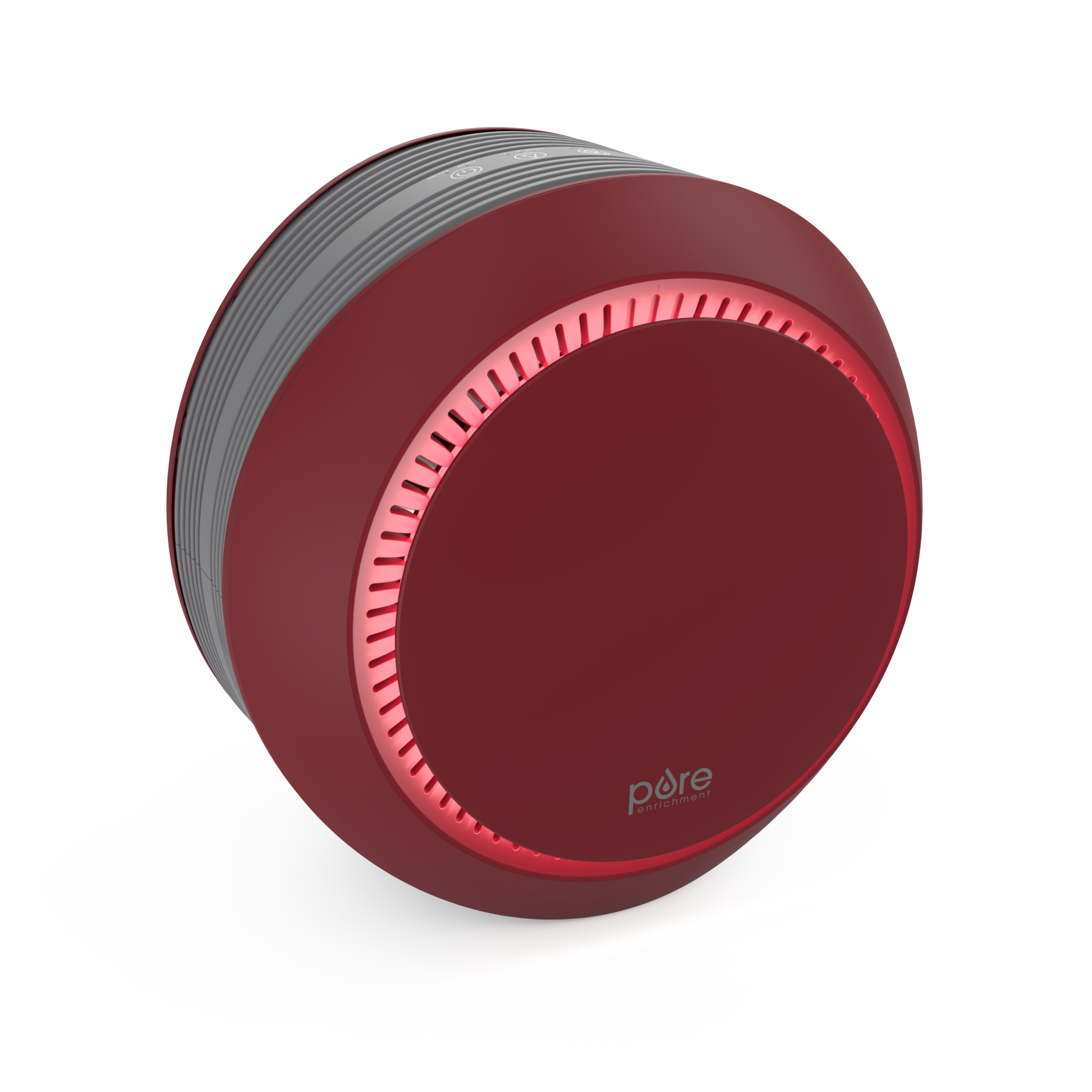 PureZone Halo True HEPA Air Purifier - Red