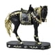 thumbnail image 4 of Estatua de caballo decorativa de resina, escultura de caballo, regalo, obra de arte, exhibición creativa, figura. Negro, 4 of 9