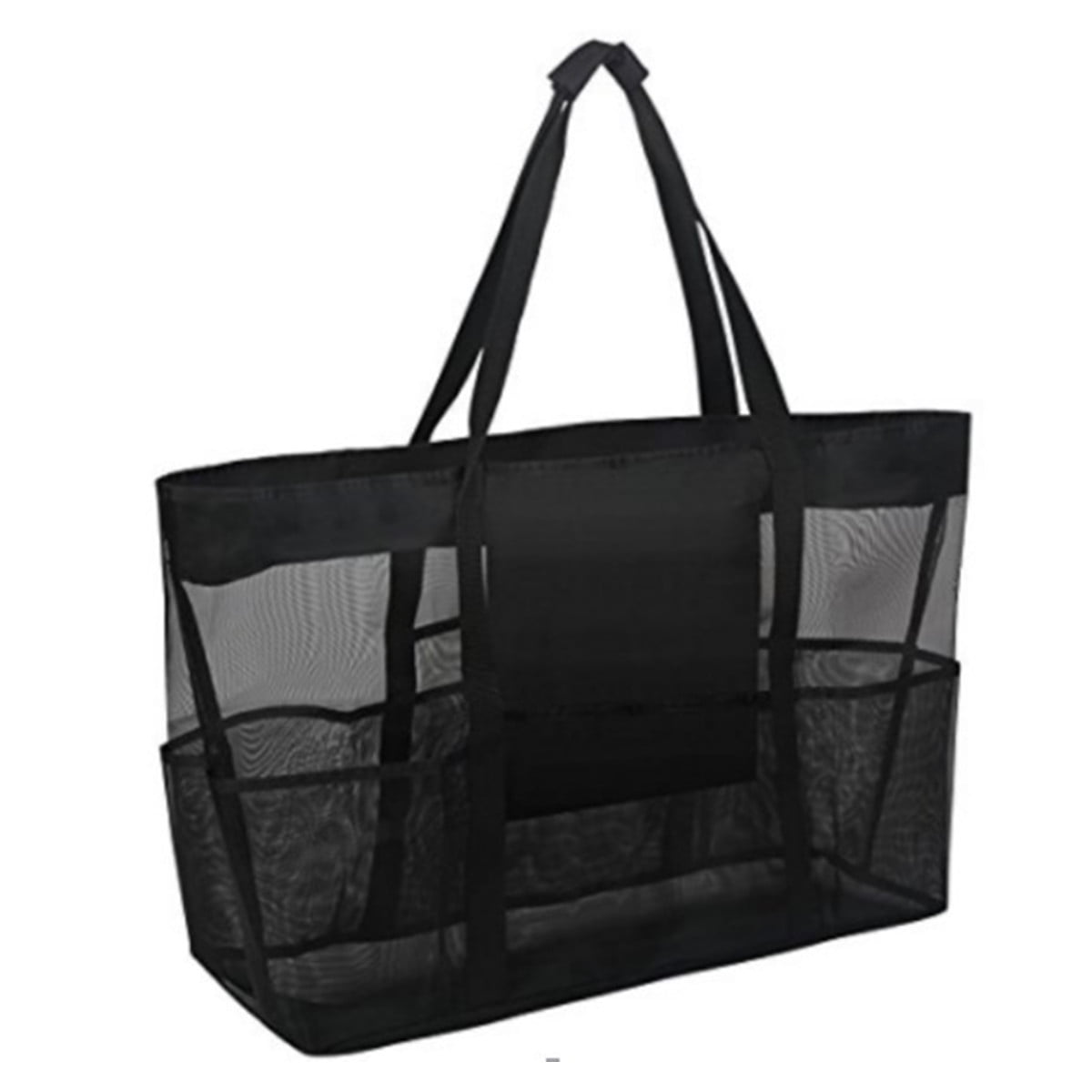 Mesh Beach Bag Extra Large Heavy Duty Grocery & Picnic Gym Toy Tote Bag