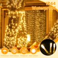 thumbnail image 4 of Cronómetro LED String Lights KAQ, 55 m, 500 LED, blanco cálido, impermeable, 4 of 7