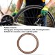 thumbnail image 2 of 26 x 1.95 MTB Tire, Patterned Rubber Outer Surface, Folding Replacement Tire for Bike Repair, Black and Yellow, 2 of 4