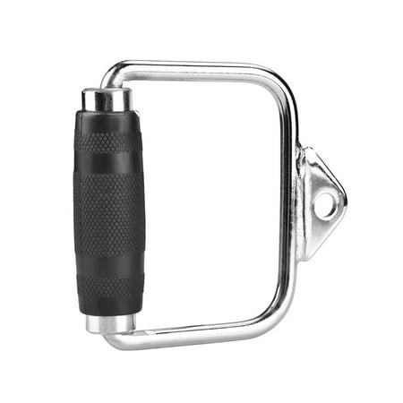 D-Shaped Tension Bar Handle Steel Hard Solid Tricep Rope Pull Down ...