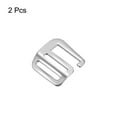 thumbnail image 3 of Uxcell 0.98" 25mm Webbing Release G Hook Buckle Adjusters for Backpack Strap, 2Pack Silver Tone, 3 of 5