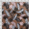 thumbnail image 4 of oneOone Viscose Jersey Brown Fabric Tropical Sewing Fabric By The Yard Printed Diy Clothing Sewing Supplies 60 Inch Wide, 4 of 7