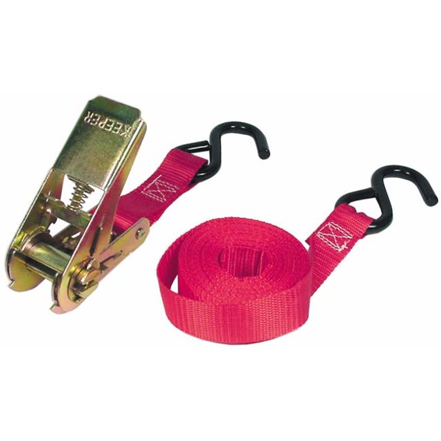 2 Unités 1 Po x 10 Pi Attaches à Cliquet Rouges